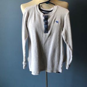 Boys long sleeve henley